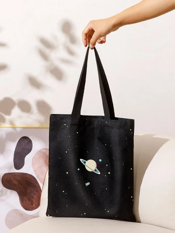 กระเป๋าช้อปปิ้ง ภาพกราฟิกรูปตัวการ์ตูน b-19