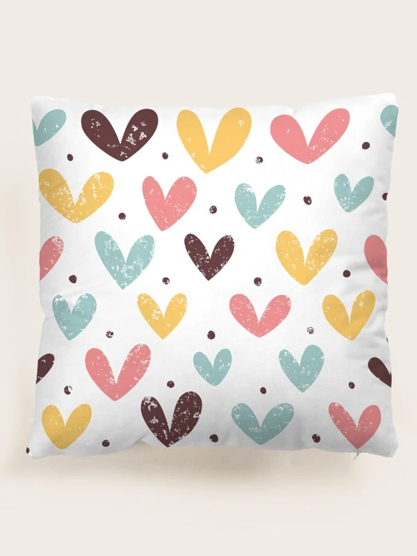 หมอนอิงลายหัวใจไม่มีฟิลเลอร์ a-58