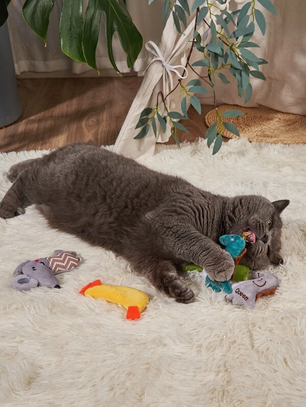 ของเล่นทีเซอร์แมว กัญชาแมว สุ่ม ออกแบบ การ์ตูน 1 ชิ้น ม-051