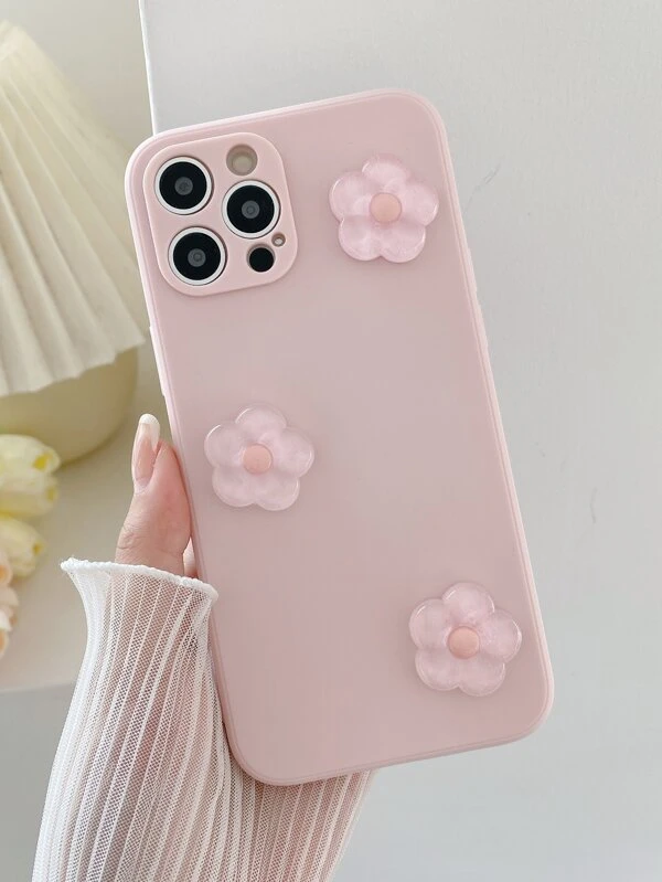 เคส โทรศัพท์ ตกแต่ง ดอกไม้ c-87