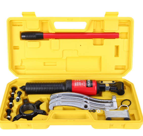 TH102-ปั๊มดึงเกียร์ไฮดรอลิก 5T ท่อน้ำมัน 3 ขากรรไกรเครื่องวาดเหล็กกล้าคาร์บอน