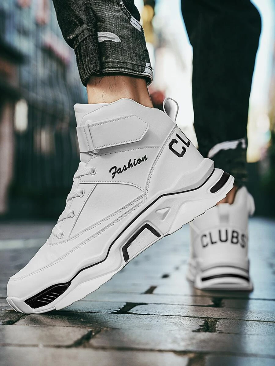 สนีกเกอร์ ส้นหนา ผู้ชาย ลายตัวอักษร ปักลาย ผูกเชือกด้านหน้า z-36-45 m-4