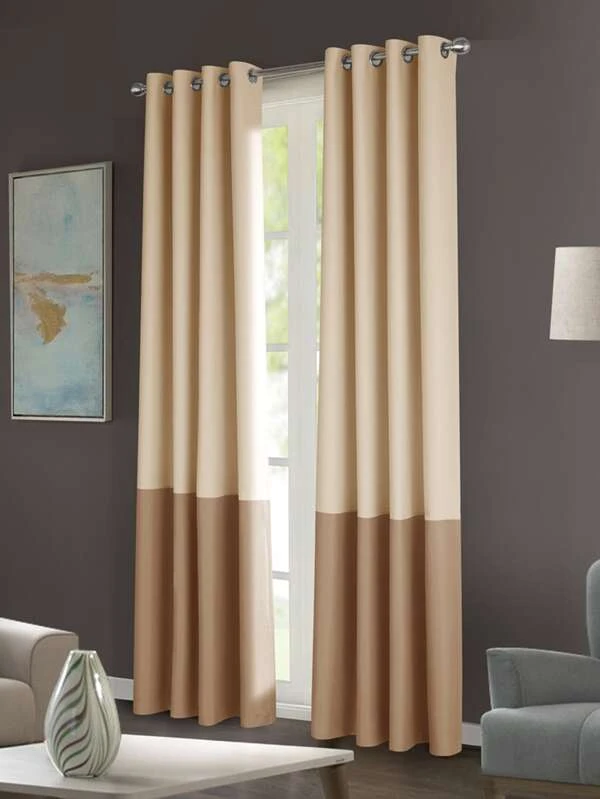 ผ้าม่านตัดแสง ทูโทน  ผ161