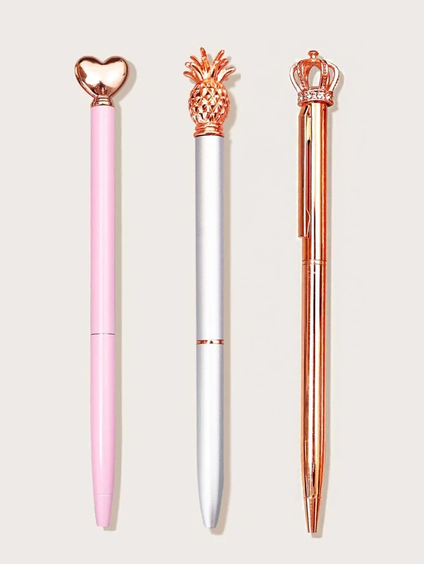 ชุดปากกาลูกลื่นโลหะ 3 ชิ้น s-49