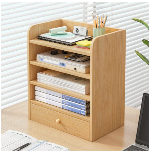 UTI79-Bestore Home ชั้นวางของเอนกประสงค์ ชั้นวางของบนโต๊ะ ชั้นวางของแบบมีลิ้นชัก ชั้นวางจอคอมพิวเตอร์บนโต๊ะมีให้เลือก 2 แบบ