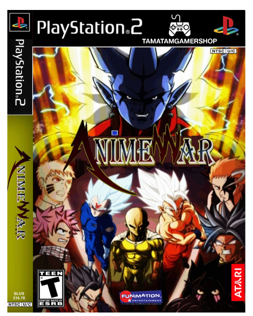 TM37-Anime War *mod Dragonball Budokai Tenkaichi 3 ps2 แผ่นเกมส์ps2 เกมDragonballเพล2 ดราก้อนบอล นารูโต๊ะ ตัวละครเยอะ