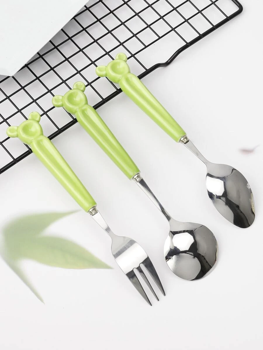 ชุดช้อนส้อม สแตนเลส 3 ชิ้น hh-90