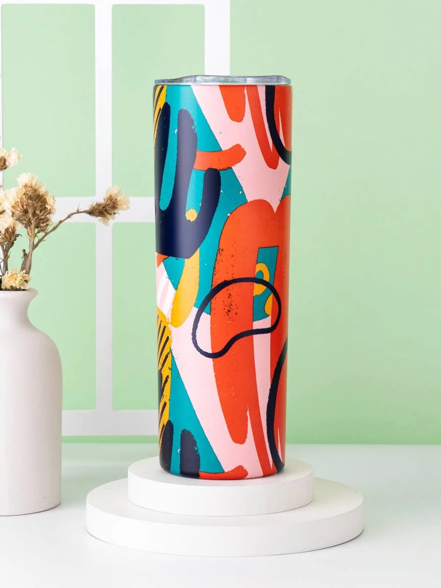 ทัมเบลอร์ สแตนเลส พิมพ์ กราฟฟิตี้ 1 ชิ้น pp-47