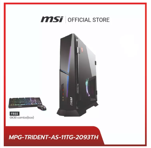 ค14 MSI MPG TRIDENT AS 11TG-2093TH / i7-11700F / RTX 3060 Ti /16GB / SSD 1TB/ Windows 10 Home (คอมพิวเตอร์เกมมิ่งแบบตั้งโต๊ะ)