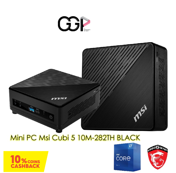 ค33 Mini PC Msi Cubi 5 10M-282TH BLACK (Intel Core i7 + Ram 8 GB ) ประกันศูนย์ไทย