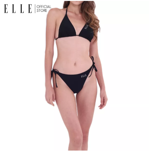 S79 ELLE SWIMWEAR ชุดว่ายน้ำสตรี 2 Pieces แบบบิกินี่ สายเส้นเล็กผูกคล้องคอ สายผูกเอว มี 2 สี E0P1RSJ21101