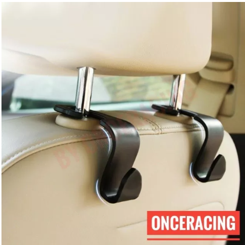 JN40-[พร้อมส่ง] ที่แขวนในรถยนต์ ตะขอแขวนของ ที่แขวนของในรถยนต์ ตะขอเก็บของ ตะขอแขวนติดเบาะ ที่แขวนถุง ตะขอแขวนของในรถ (1 ชิ้น) By Onceracing