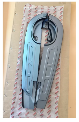 FU120-บังโซ่ชุด บังโซ่เดิมตรงรุ่น สำหรับ YAMAHA SPARK115I , FINN ,SPARK-LX (สปาร์ค115ไอ,ฟิน) สีเทา แท้จากศูนย์ YAMAHA