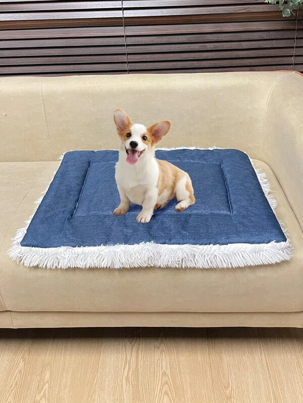 เสื่อกล่อง สัตว์เลี้ยง สีพื้น 1 ชิ้น  j-27