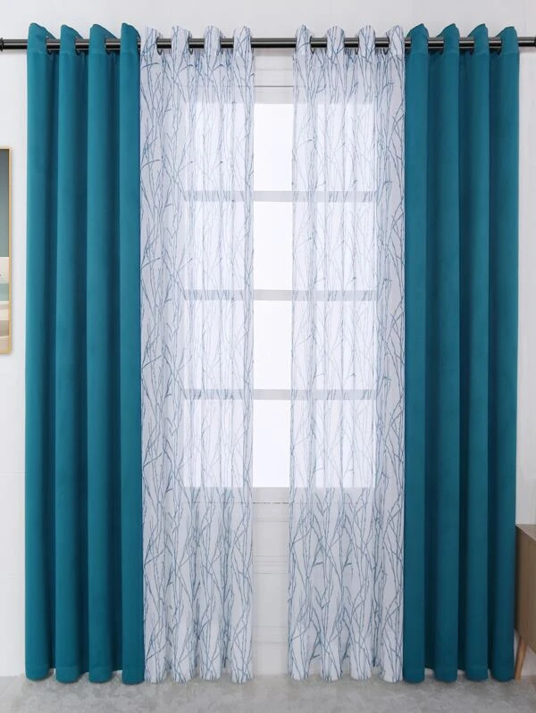 ผ้าม่าน สีพื้น และ ม่านผ้าโปร่ง  ผ159