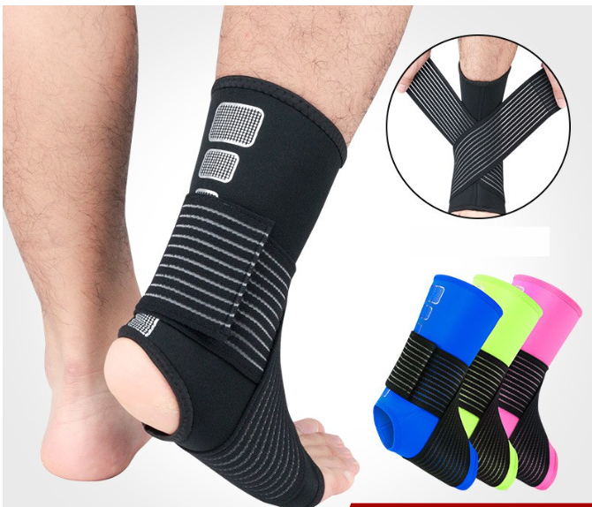 ก96#Queshark สายรัดข้อเท้า ป้องกันอาการบาดเจ็บ 1 ชิ้น