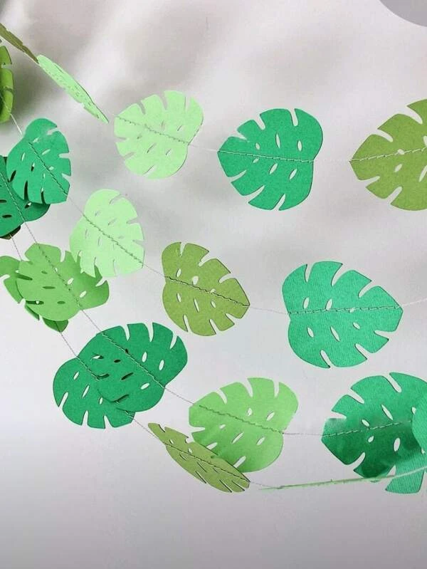 ธงดึงใบไม้เขตร้อน 1 ชุด p-4