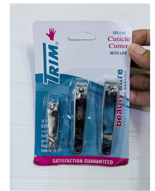 MW88-TRIM ทริม จัดให้ Trim Clipper เซทกรรไกรตัดเล็บสเเตนเลส 1 ชุดได้ 3 ขนาด คมมาก ราคาถูก ราคา ต่อชุด