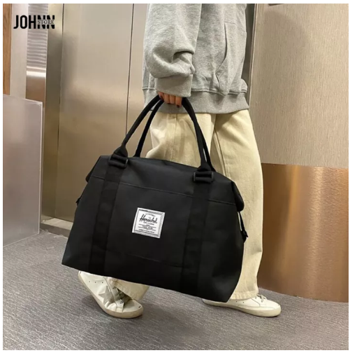 BAG58-Johnn New Korean style simple fashion handbag Oxford cloth duffel bag gym bag