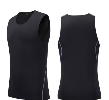 VIC04-Coolmax เสื้อกล้ามออกกำลังกาย กระชับกล้ามเนื้อ เสื้อกั๊กบีบอัด เสื้อยืดผู้ชาย เสื้อกีฬา เสื้อกั๊กสำหรับผู้ชาย [สินค้าพร้อมส่ง]