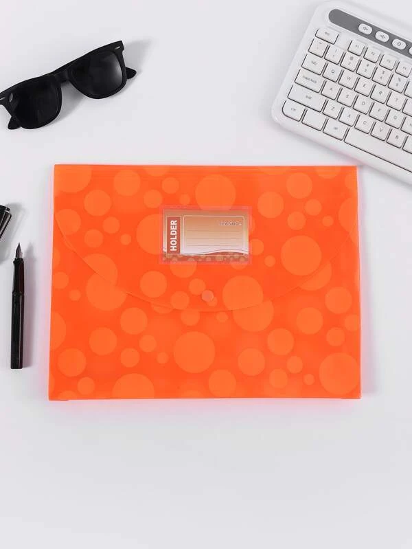 แฟ้มเก็บ 1 ชิ้น ลายจุด  f-88