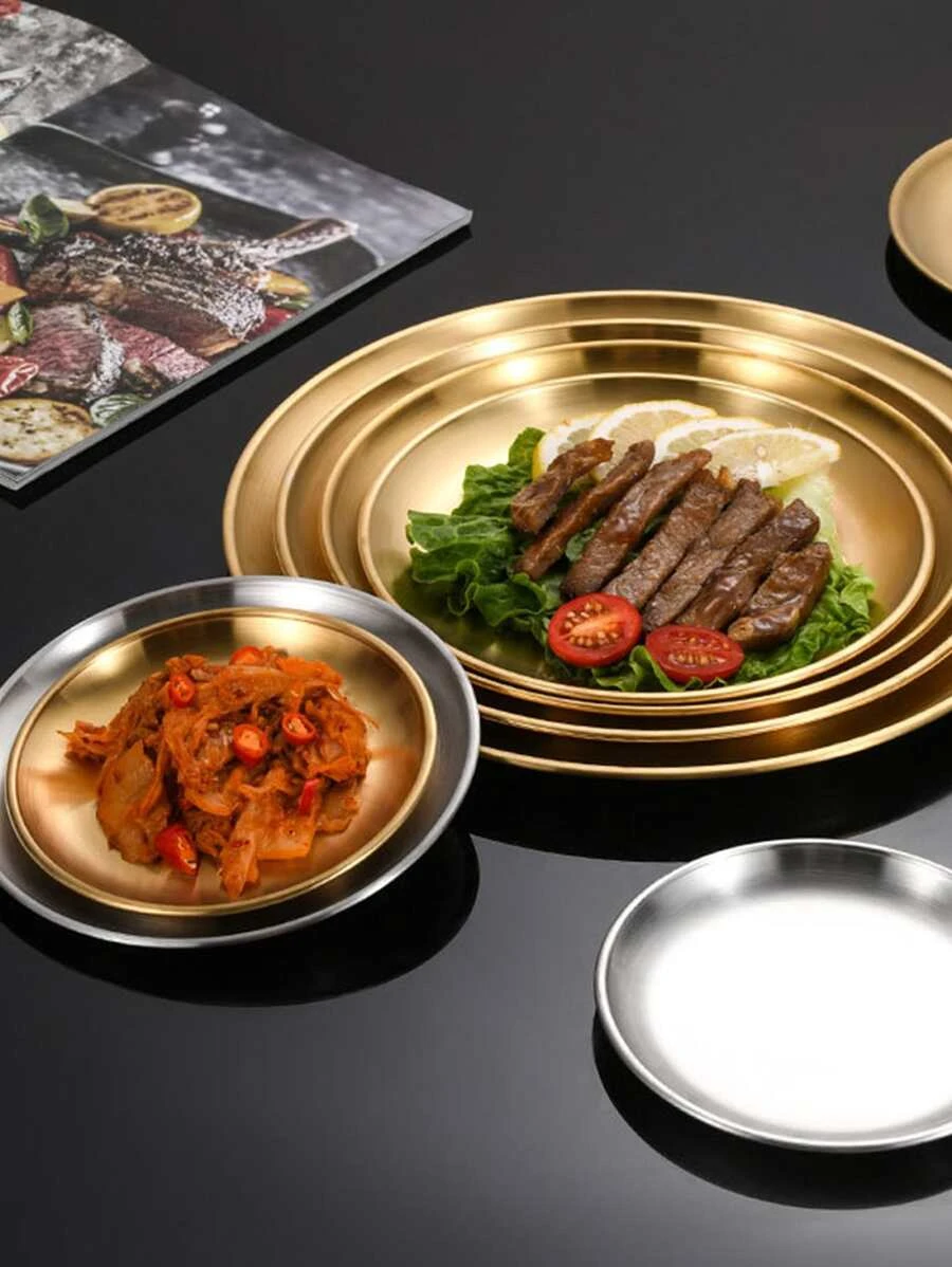 จาน สแตนเลส 1 ชิ้น ff-51