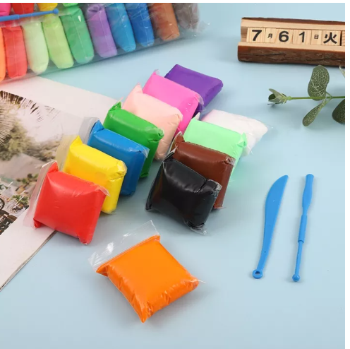 ONE20-ถูกที่สุด️ ดินเบาดินเบา และ ดินเบาผสมโฟม ปั่นง่าย เนื้อเนียน12/24/36 สี