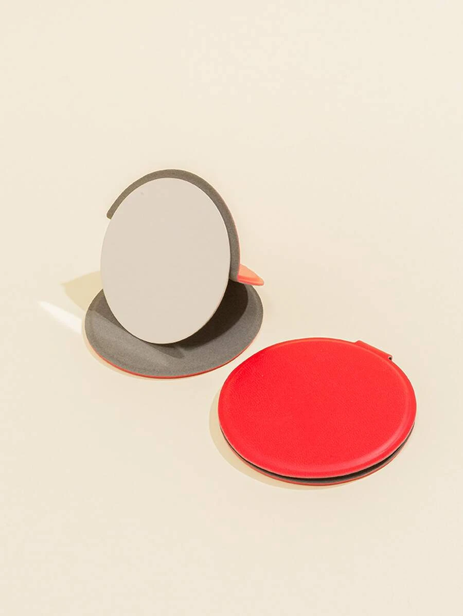 กระจกพับได้ กลม สแตนเลส 1 ชิ้น  k-69