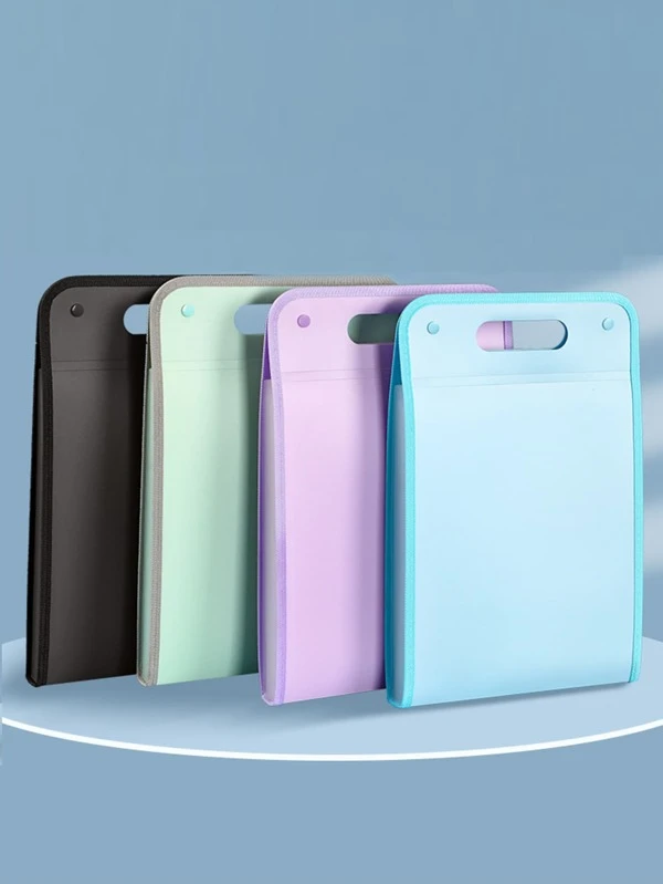 กระเป๋าแฟ้ม สีสุ่ม 1 ชิ้น ด-20