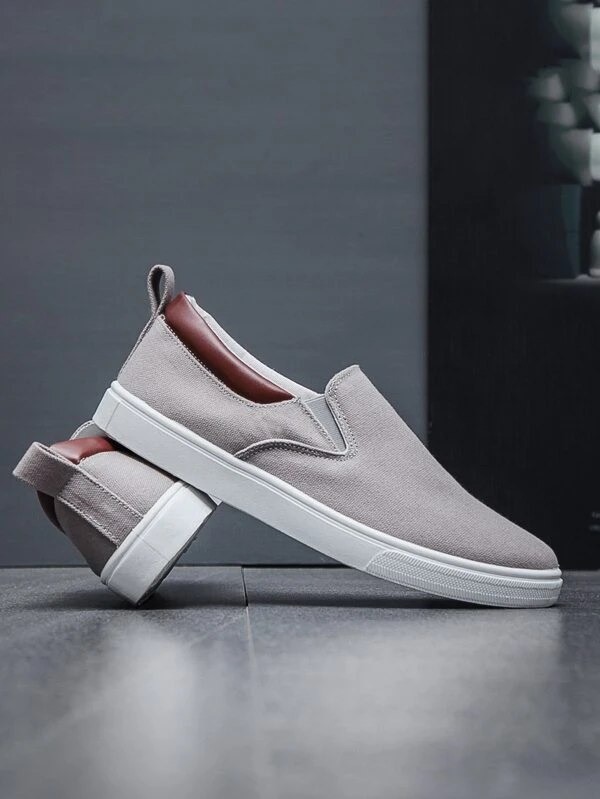 ผู้ชาย รองเท้า ผ้าใบแบบสวม ผ้าแคนวาส บล็อกประกบ m-71