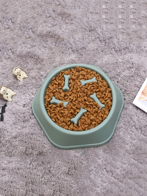 ชามอาหารสัตว์เลี้ยง กระดูก ตกแต่ง ม-54