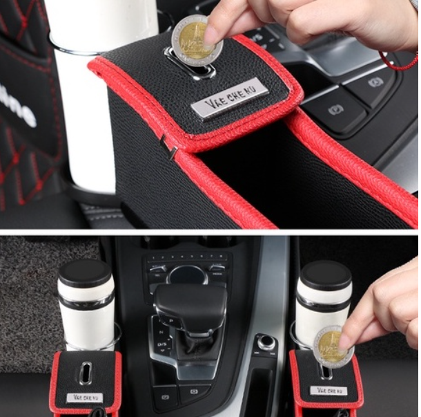 GX77-ที่เก็บของข้างเบาะรถยนต์ กล่องเก็บของข้างเบาะ เก็บของข้างเบาะ กล่องข้างเบาะ เสียบข้างเบาะ ข้างเบาะ