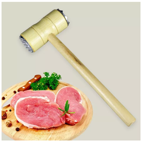RC96-ค้อนทุบเนื้อ ที่ทุบเนื้อ ทำสเต็ก ช่วยทำให้เนื้อนุ่มขึ้น ค้อนทุบเนื้อ ที่ทุบเนื้อ steak ด้ามจับกระชับมือ