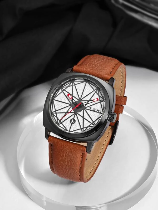 นาฬิกาข้อมือ ผู้ชาย หน้าปัดกลม  น-0134