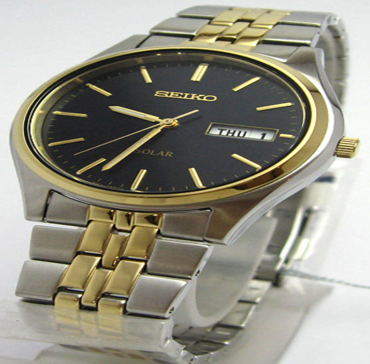 H94-seiko solar ไม่ใช้ถ่าน รุ่นใหม่ เรียบเรียบแต่ดูดี ตัวเรือนสายสแตนเลสตัน