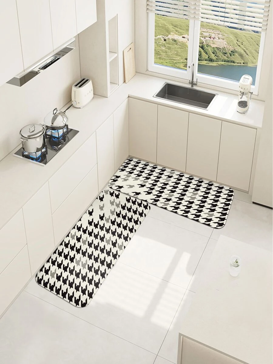 พรมห้องครัว ลาย ฮาวด์สทูธ 1 ชิ้น ii-10