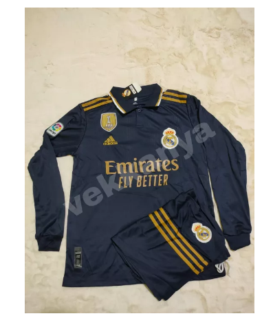 FJ56-ชุดกีฬาฟุดบอลแขนยาวทีม Real Madrid รุ่นใหม่ล่าสุด เสื้อ กับ กางเกง