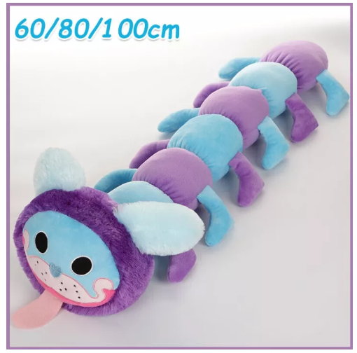 KID95-COD Poppy Playtime Huggy Wuggy Caterpillar หนอนผีเสื้อ ของเล่นตุ๊กตา 60/80/100cm ตุ๊กตาตัวละครในเกม ของขวัญสำหรับเด็