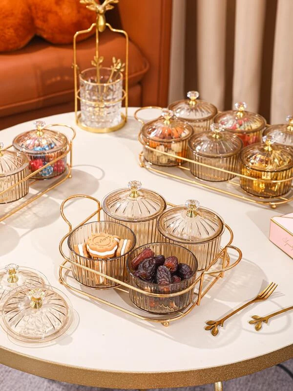 1 ชิ้น มินิมอล ถาด พร้อม กล่องเก็บของ  ค-25