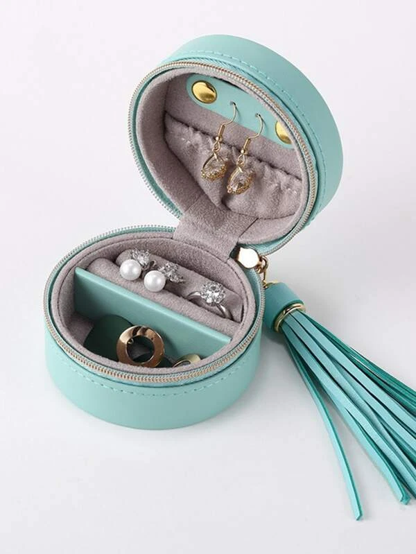 กล่องใส่เครื่องประดับ 1 ชิ้น แต่งพู่  i-99