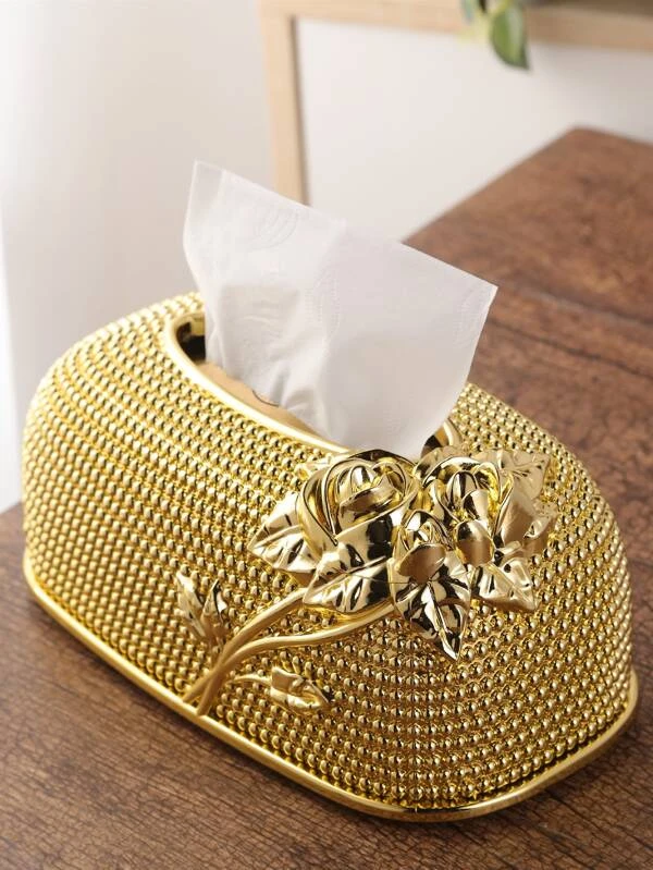 กล่องทิชชู่ รายละเอียด ดอกไม้ 1 ชิ้น nn-65