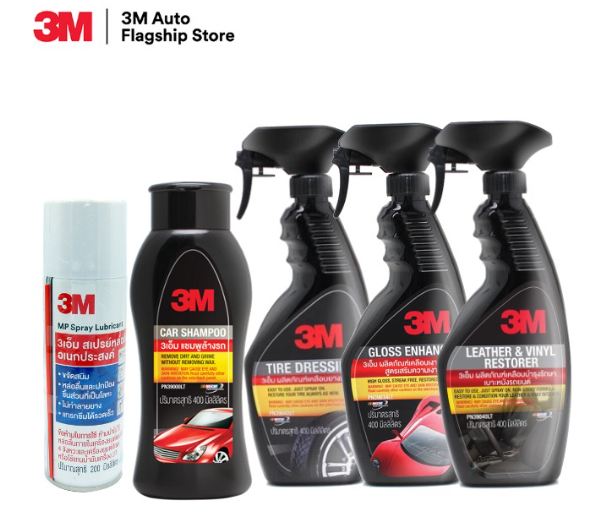AC11-3M Set แชมพูล้างรถ Car Shampoo 400ml. PN39000LT +PN08898T(200ml.) + PN39034LT + PN39040LT + PN39042LT