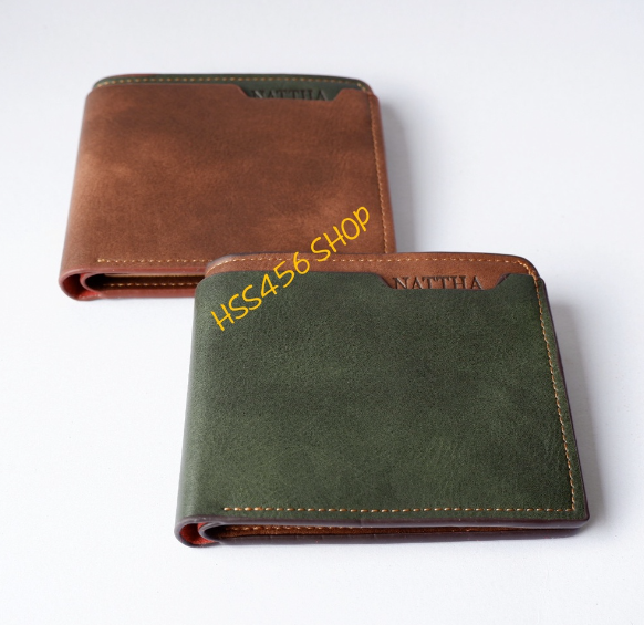 RAY48-กระเป๋าสตางค์ผู้ชาย Bomshi ใบใหญ่ #8803 หนังสีใหญ่