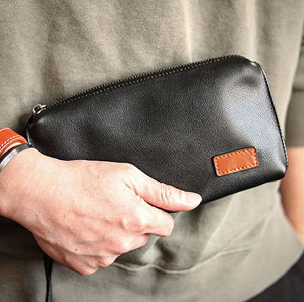 HU55-AETOO ชั้น Cowhide กระเป๋าสตางค์ชายสั้น,กระเป๋าสตางค์หนังย้อนยุค,ใบอนุญาตกระเป๋า