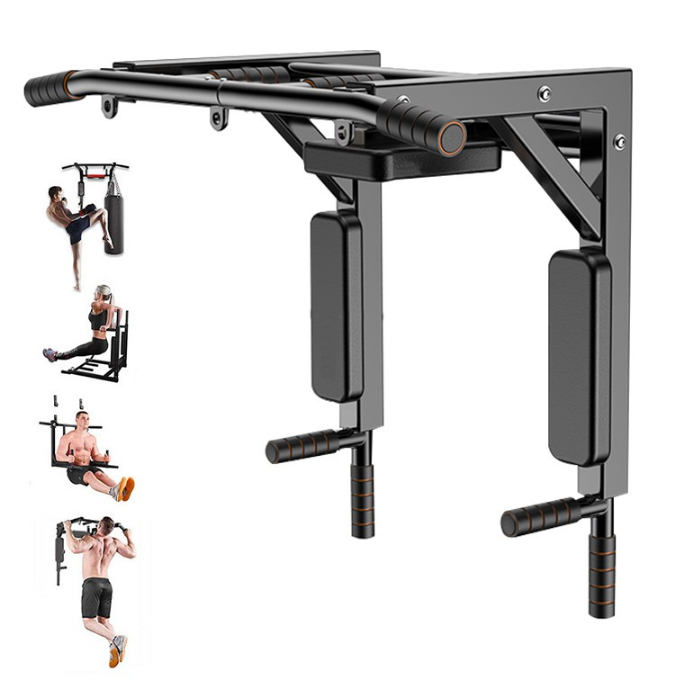 ฟ-048 YINGERJIAN บาร์โหน บาร์โหนติดผนัง ติดผนังหรือกําแพง สำหรับติดถาวร อุปกรณ์ฟิตเนส ยืดตัว บริหารหน้าท้อง บาร์ดึงข้อ