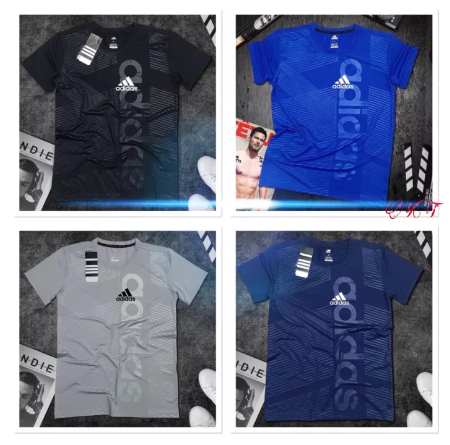 VIC63-เสื้อผ้ากีฬาแขนสั้้น (รุ่นA74) เสือออกกำลังกายชาย หญิง สวมใส่สบายระบายอากาศได้ดี