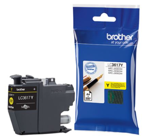 DA80-Brother LC-3617Y Yellow Original Inkjet Cartridge