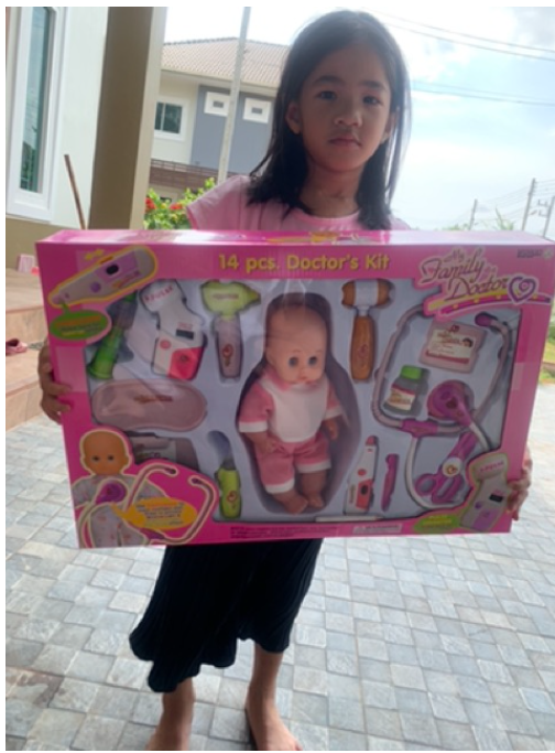 MM35-ชุดคุณหมอพร้อมตุ๊กตา มีอุปกรณ์การรักษาครบเซ็ทเลยค่ะ