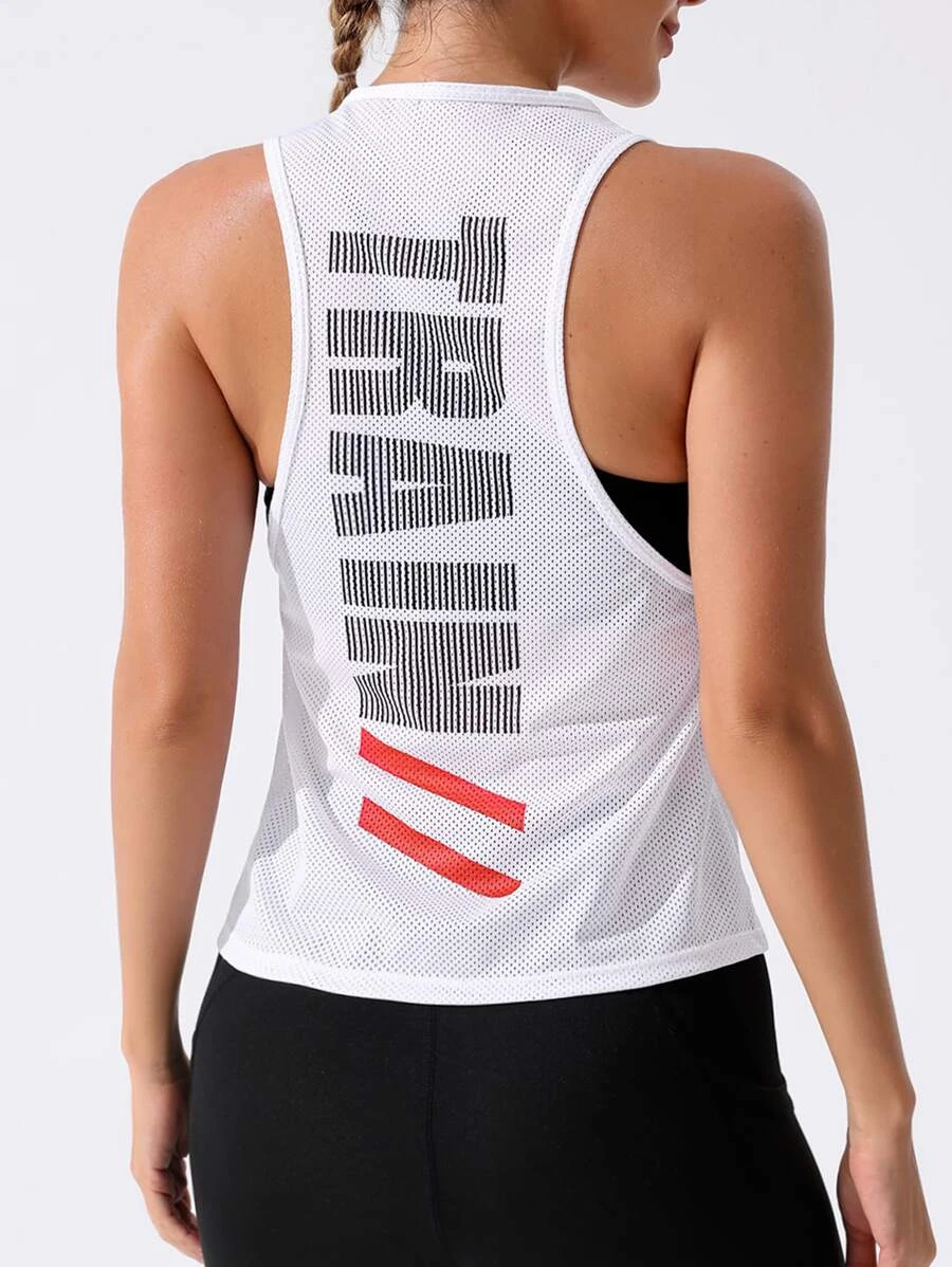 เสื้อกล้าม เล่นกีฬา ลายตัวอักษร aa-27