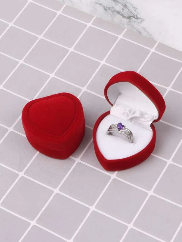 กล่องเก็บเครื่องประดับ รูปหัวใจ 1 ชิ้น i-71